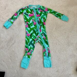 Little Sleepies Flamingo Palm Springs Zippie